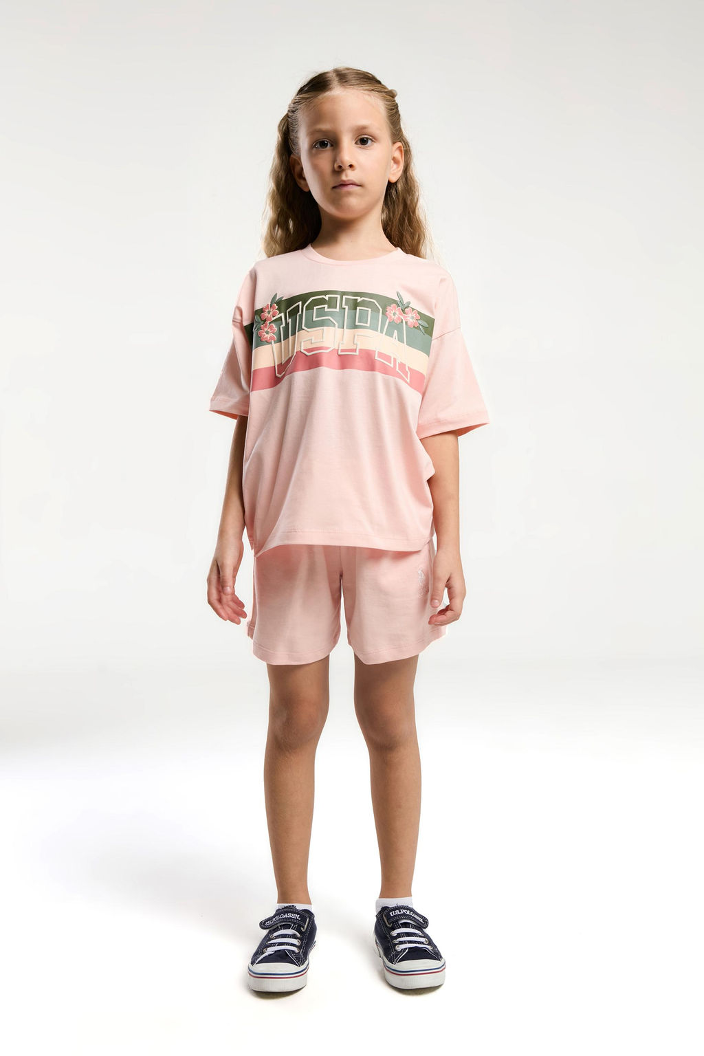 K_z _ocuk Somon Pijama Tak_m_ Sepette S_rpriz _ndirim - U.s. polo assn фото 3