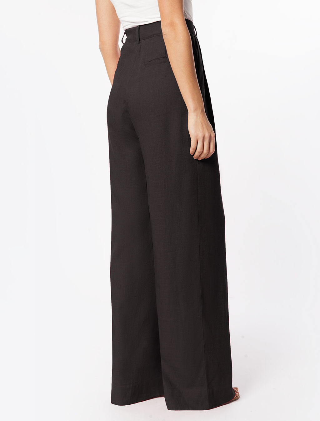 VILATTE / Свободные брюки изо льна с вискозой  фото 4