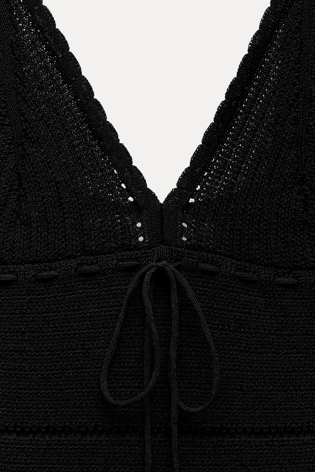 POINTELLE KNIT TOP - Zara фото 14