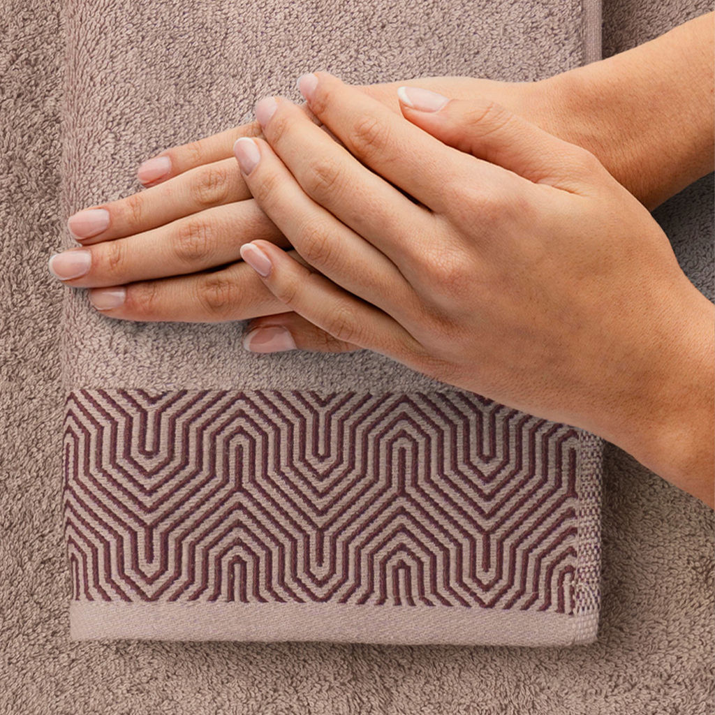 -10% Полотенце Калипсо 70х140 см Бежевый - Ecotex фото 3