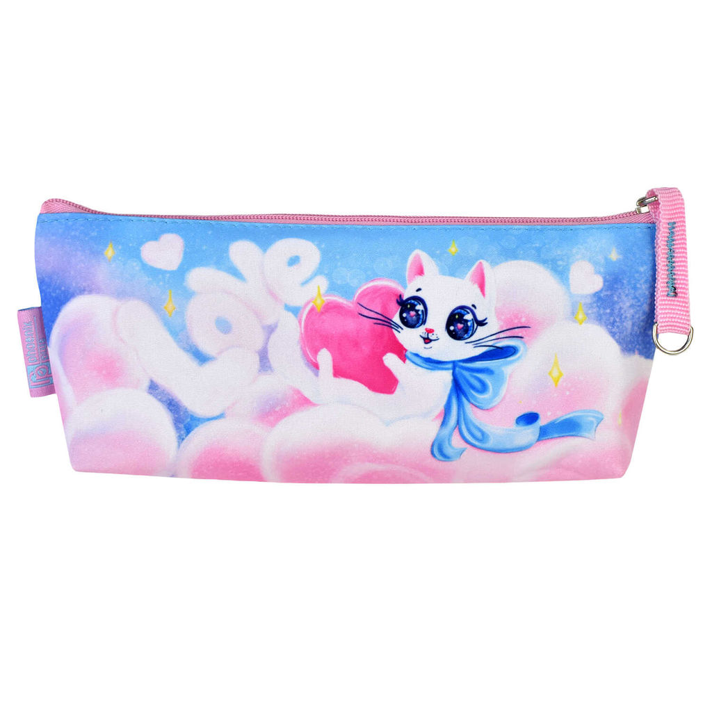 Пенал школьный Феникс+, арт.61923/ 50 КОШЕЧКА В ОБЛАКАХ  фото 5