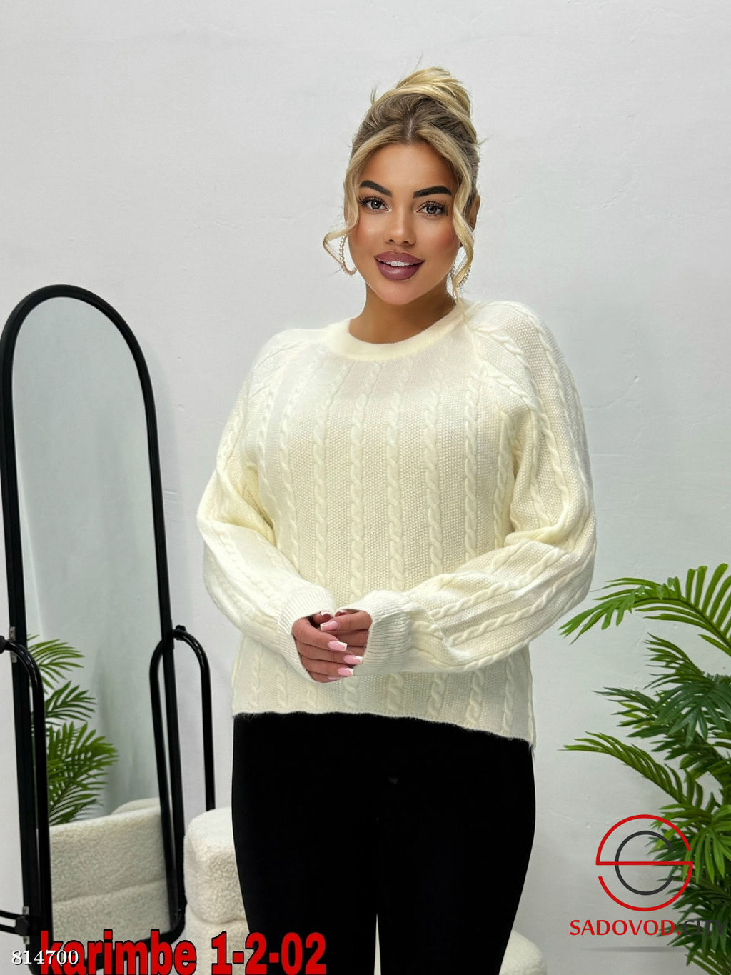 Кофта женская однотонная - Bruno фото 3