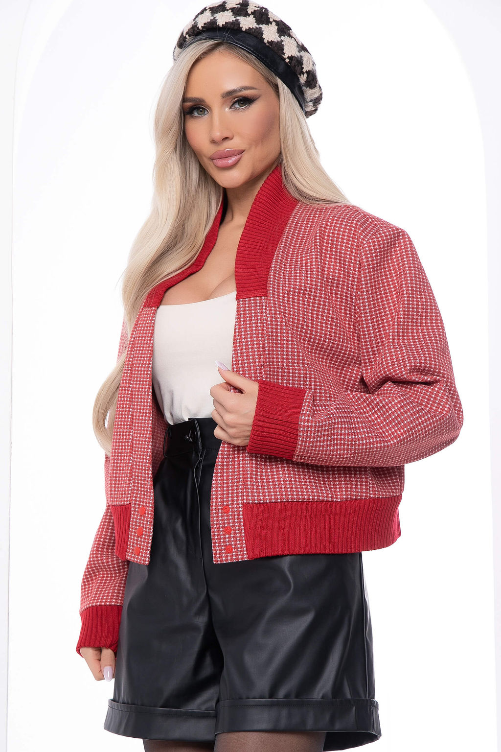 Жакет Модный (красный) Б8892 - Lt collection фото 8