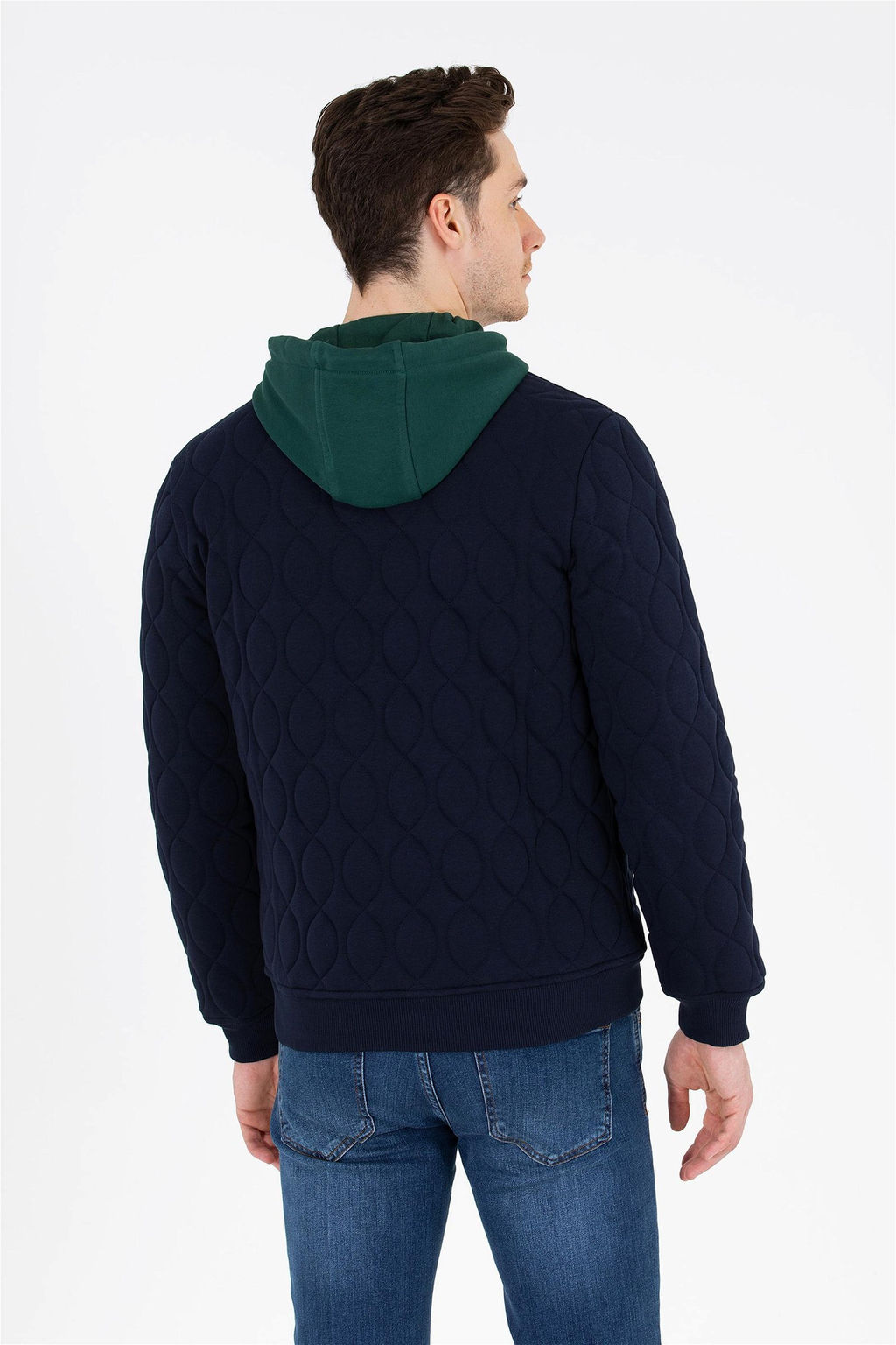 Мужской вязаный кардиган с каменным воротником-стойкой Неожиданная скидка в корзине - U.s. polo assn фото 5