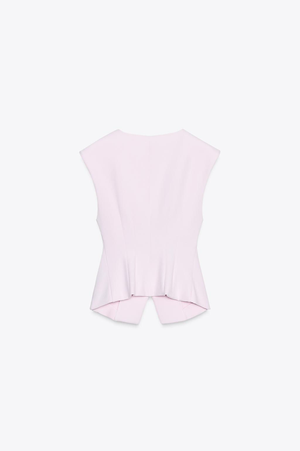INTERLOCK SLEEVELESS TOP - Zara фото 25