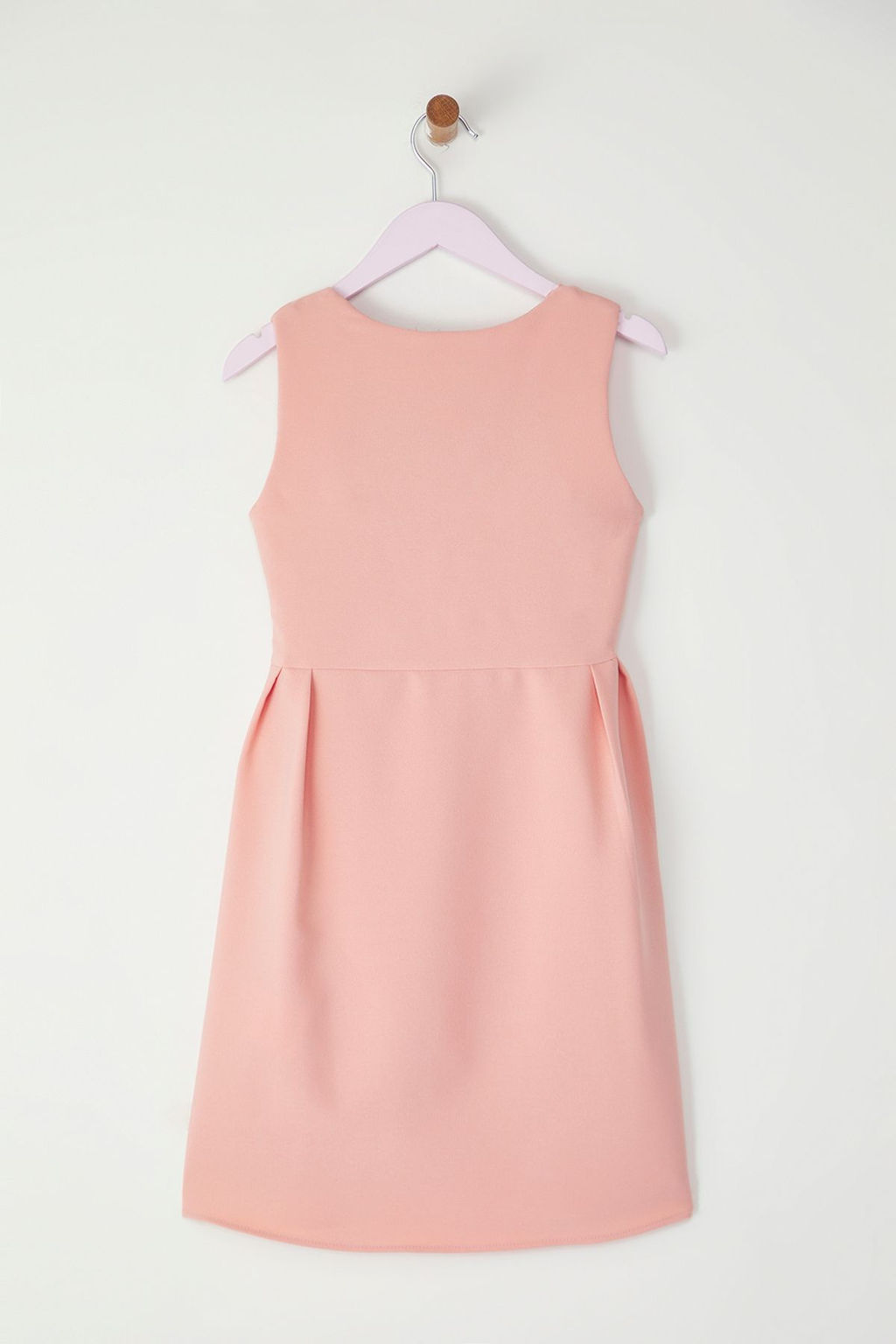 Pembe Kurdele Detayl? Mini Me Anne-K?z Bayraml?k Dokuma Elbise TKDSS25EL00046 - Trendyolmilla фото 9