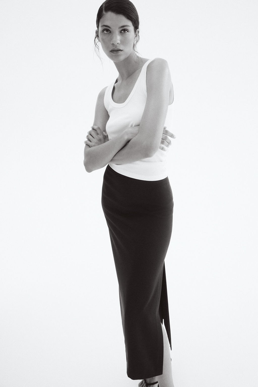 Falda con abertura lateral - H&m фото 5