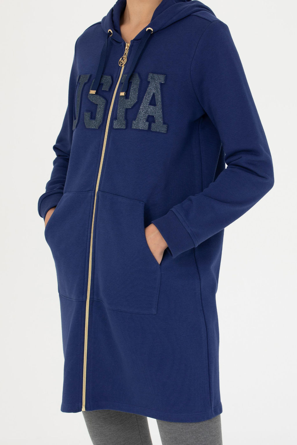 Женщина синяя толстовка сюрприза в корзине - U.s. polo assn фото 6