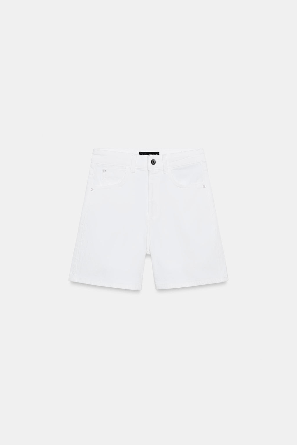 SHORTS Z1975 MOM FIT / Blanco - Zara фото 7