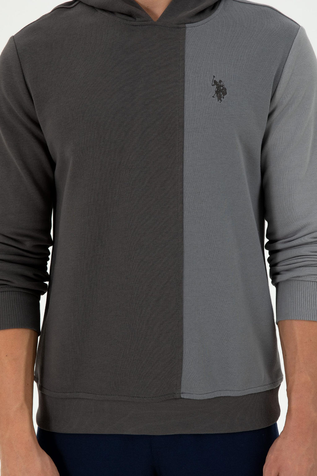 Мужской свитшот антрацитового цвета Неожиданная скидка в корзине - U.s. polo assn фото 6