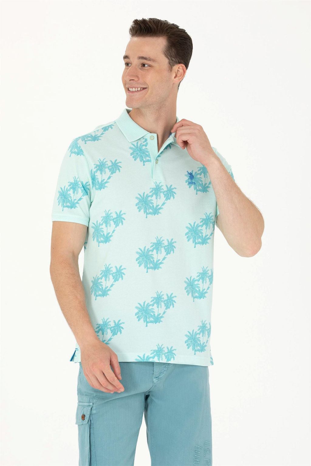 Мужская футболка с воротником-поло Nil - U.s. polo assn фото 3