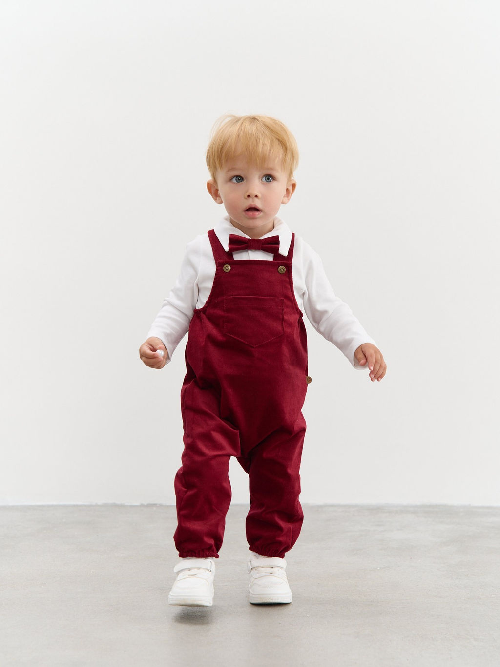 Полукомбинезон вельветовый Бордо 0+