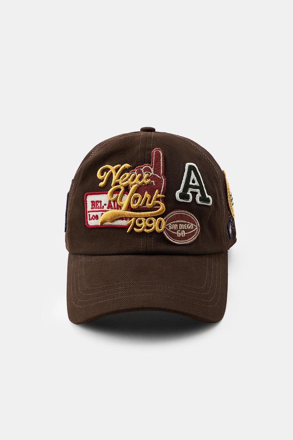 TWILL MESH CAP WITH EMBROIDERY AND PATCHES - Zara фото 3