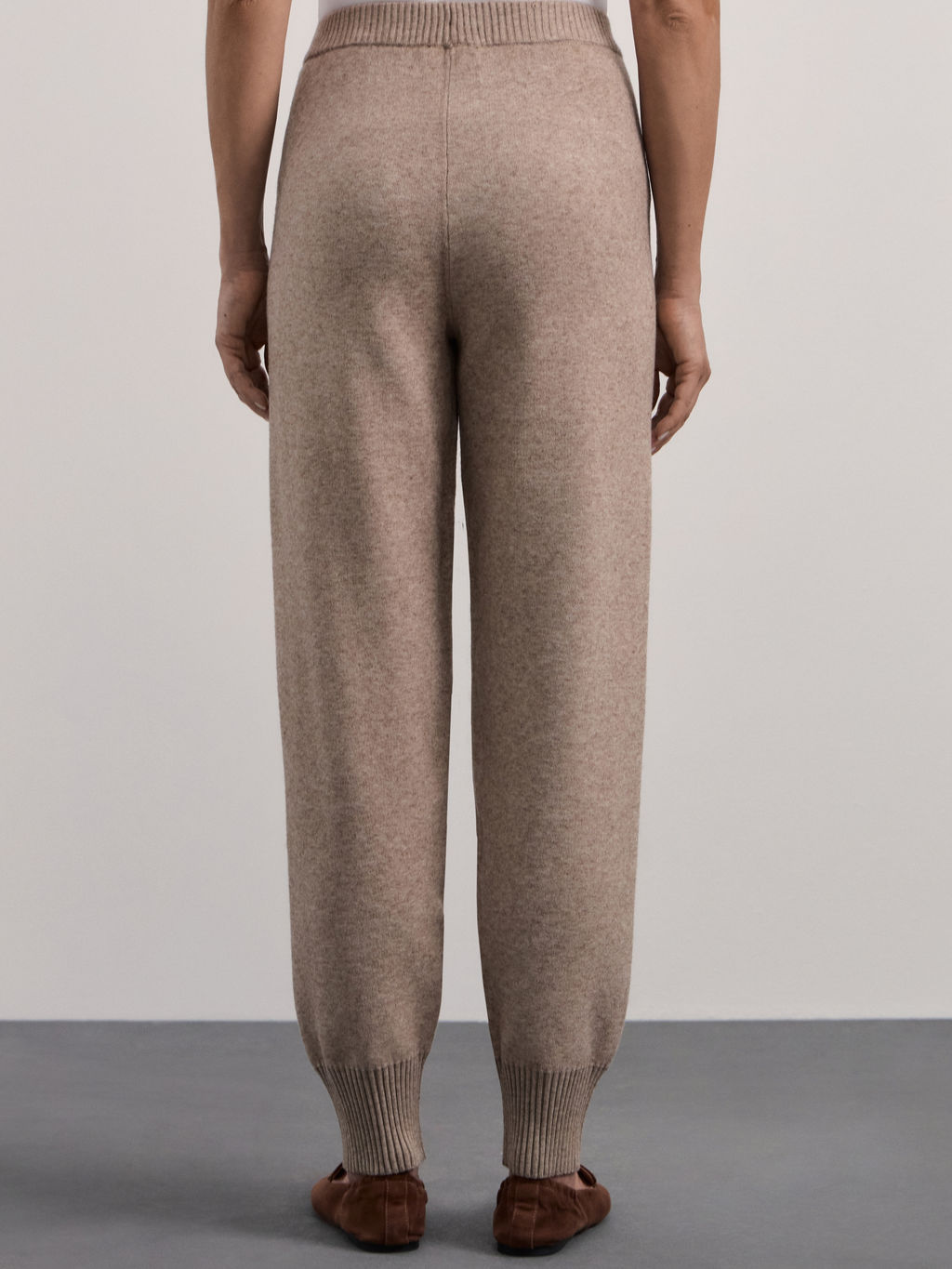 Вязаные джоггеры из вискозы / Zarina  фото 4