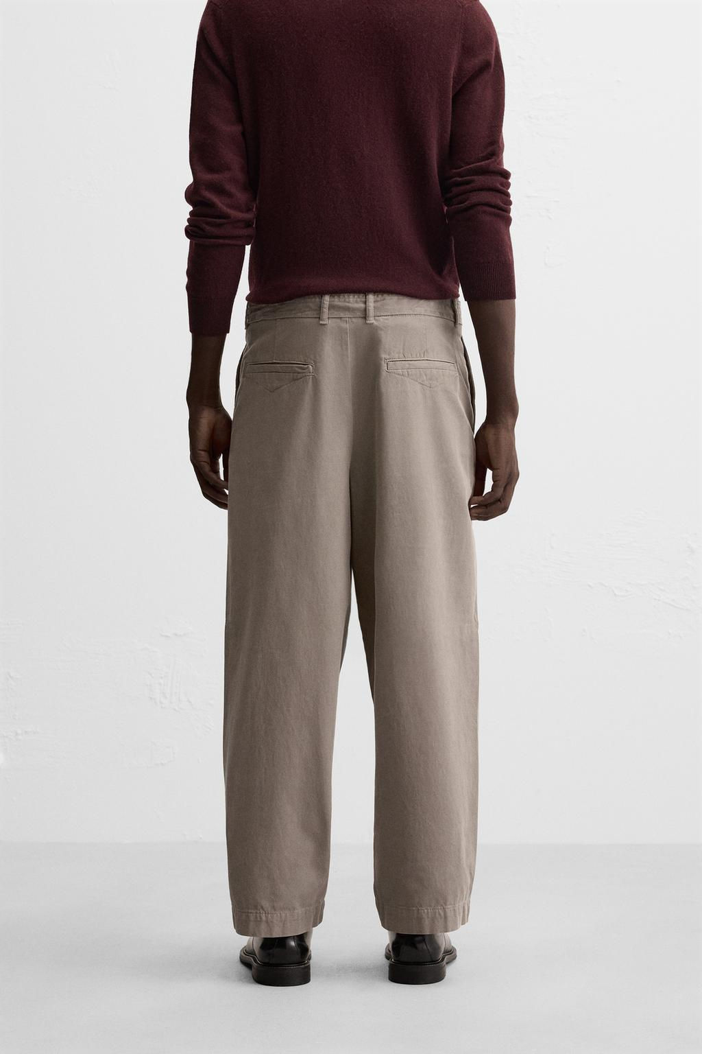 TEXTURED TROUSERS WITH BELT - Zara фото 21