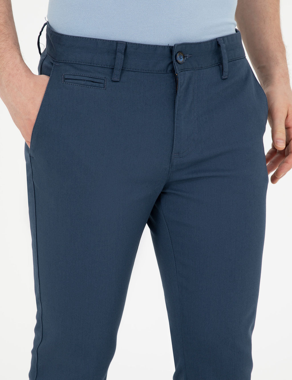 _ndigo Arm_rl_ Slim Fit Kanvas Pantolon