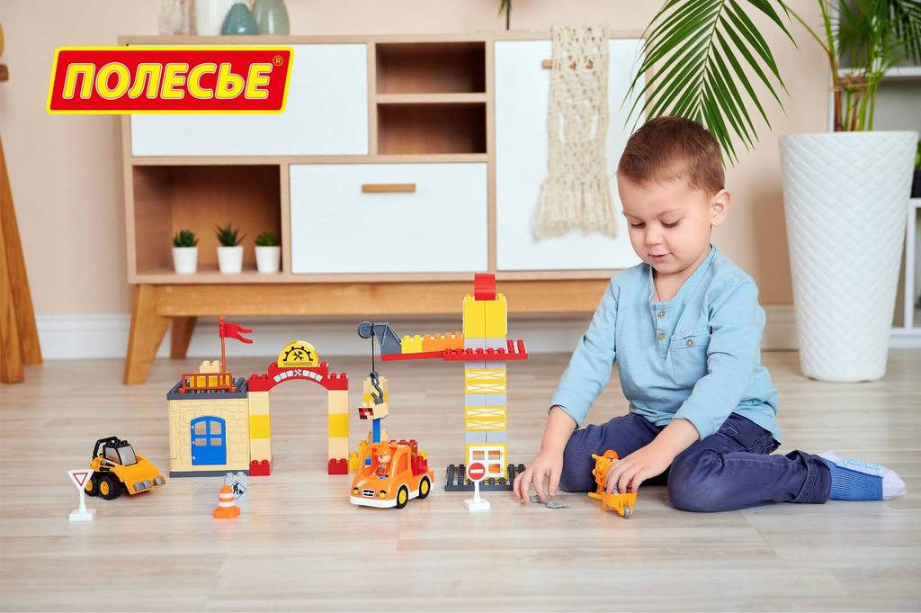 Конструктор Макси - Строительная фирма (90 элементов) (в коробке) - Полесье фото 7