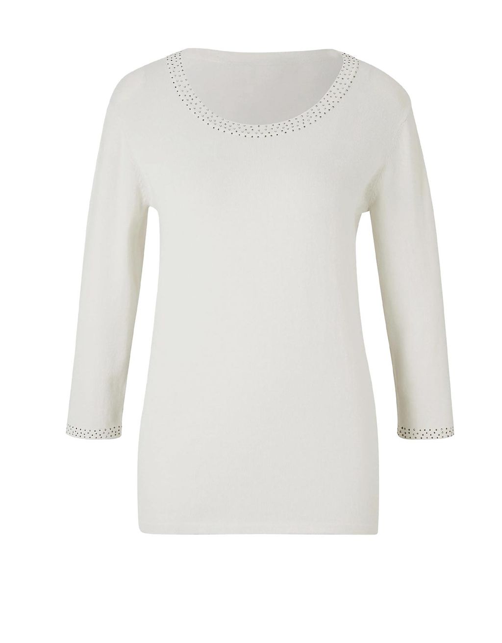 Пуловер, экрю - Linea tesini фото 2