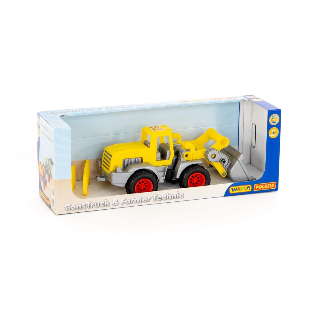 КонсТрак, трактор-погрузчик (в коробке) - Полесье фото 6