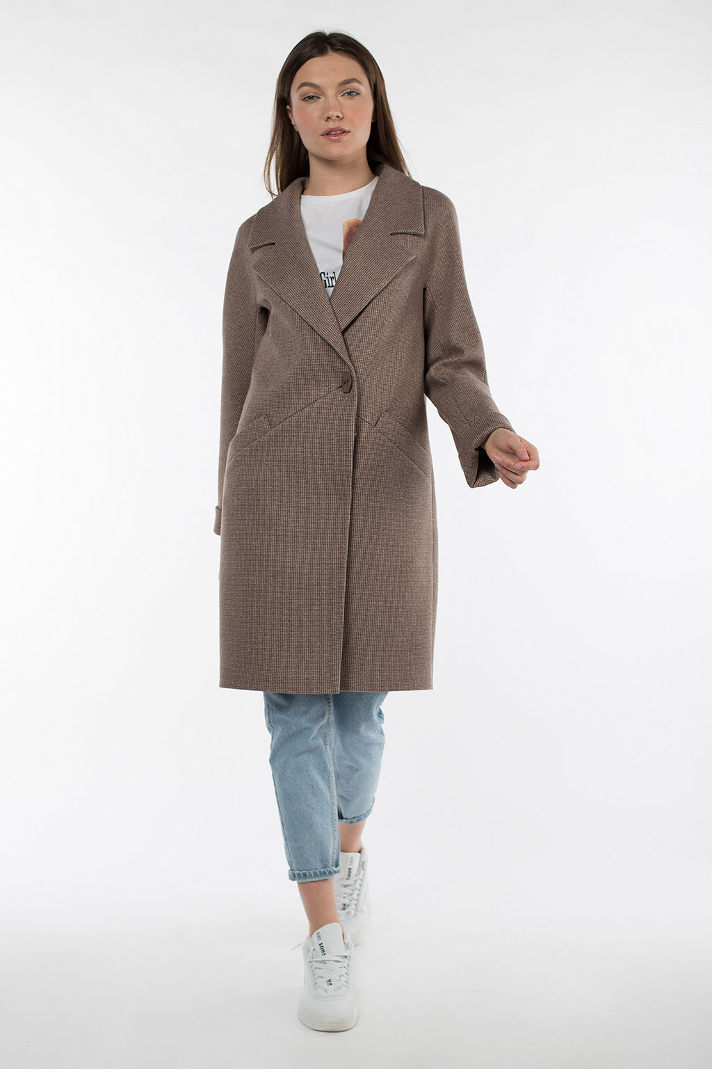 01-09607 Пальто женское демисезонное - El podio фото 4