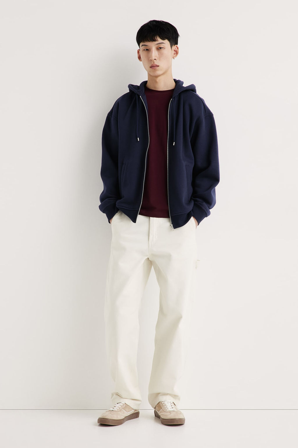 Chaqueta sudadera con cremallera Loose Fit - H&m фото 2