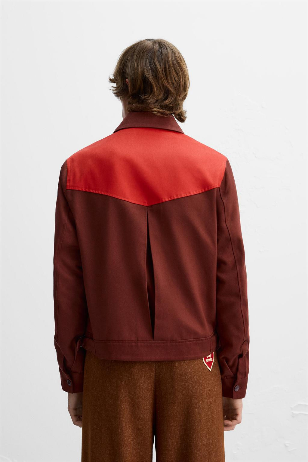 COLOUR BLOCK JACKET X HARRY LAMBERT - Zara фото 3