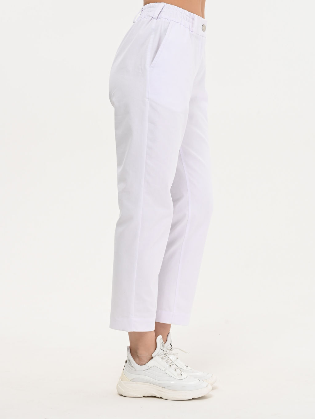 Легкие и комфортные летние брючки из хлопка с добавлением лайкры. - А+б коллекция фото 7