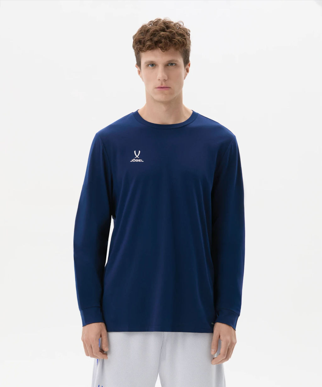 Лонгслив тренировочный JOGEL DIVISION PerFormDRY Training CVC LS Z4, темно-синий  фото 7