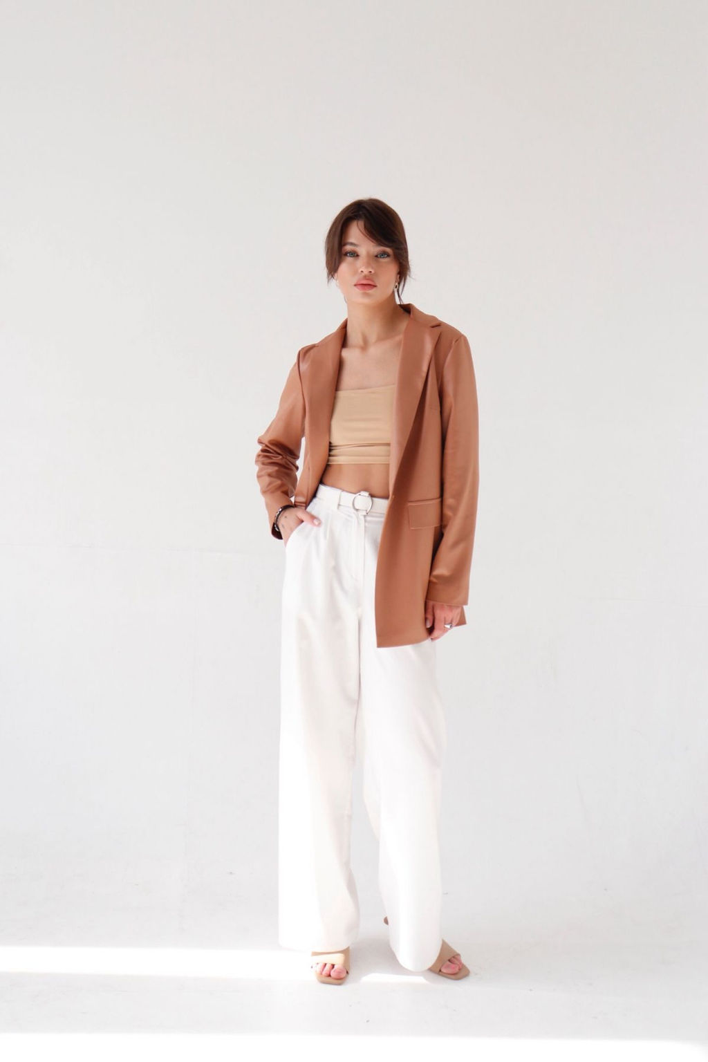 Жакет удлинённый с английским воротником - Martichelli фото 144