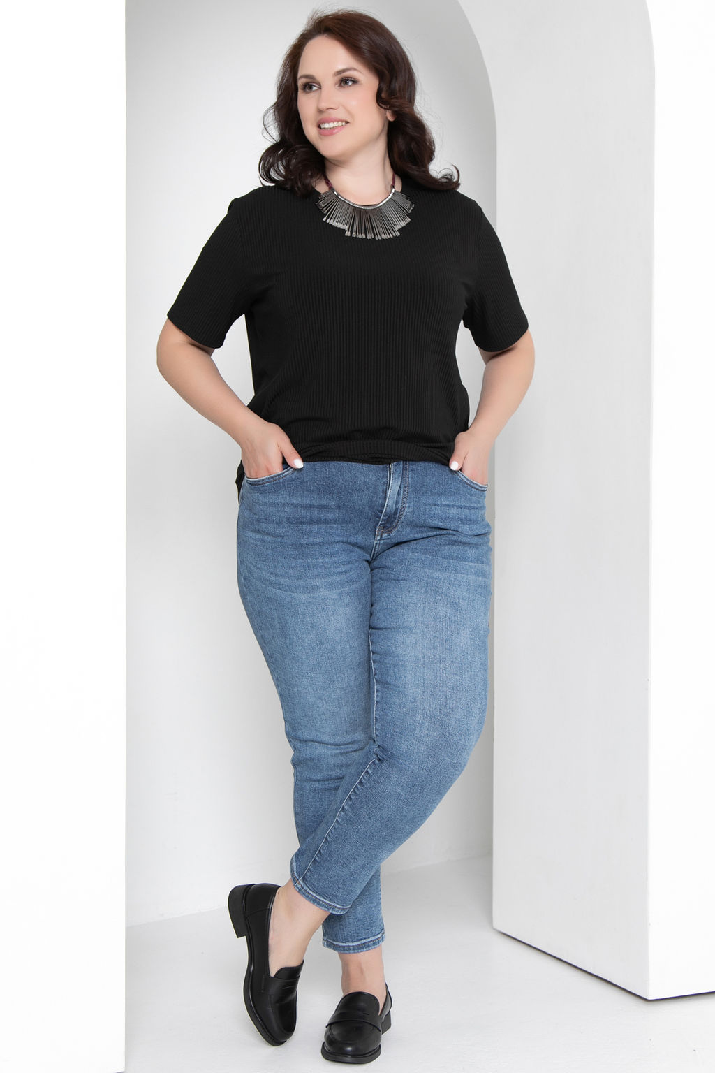 6084 Брюки джинсовые - Prima linea фото 3