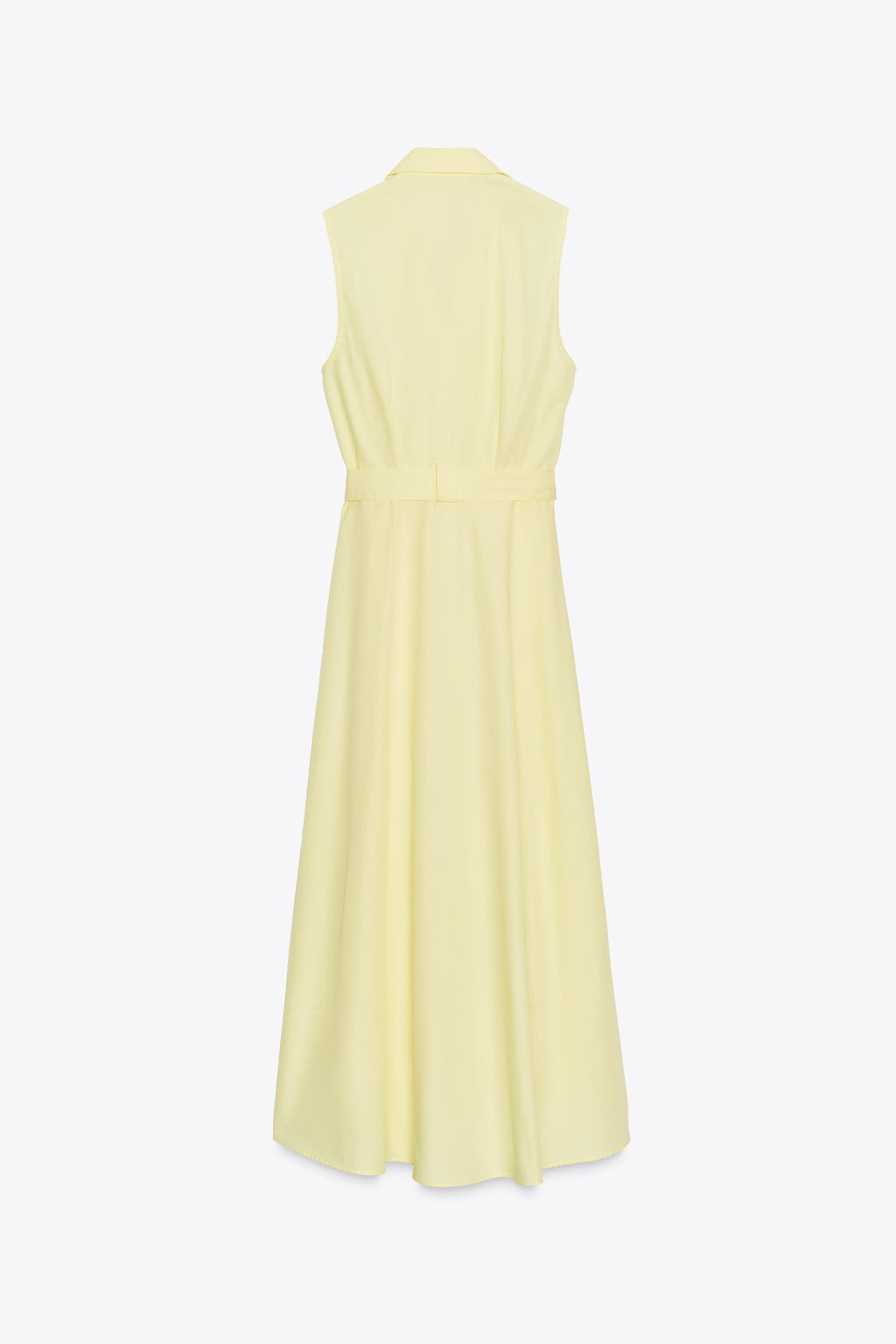 POPLIN MIDI DRESS WITH BELT - Zara фото 18