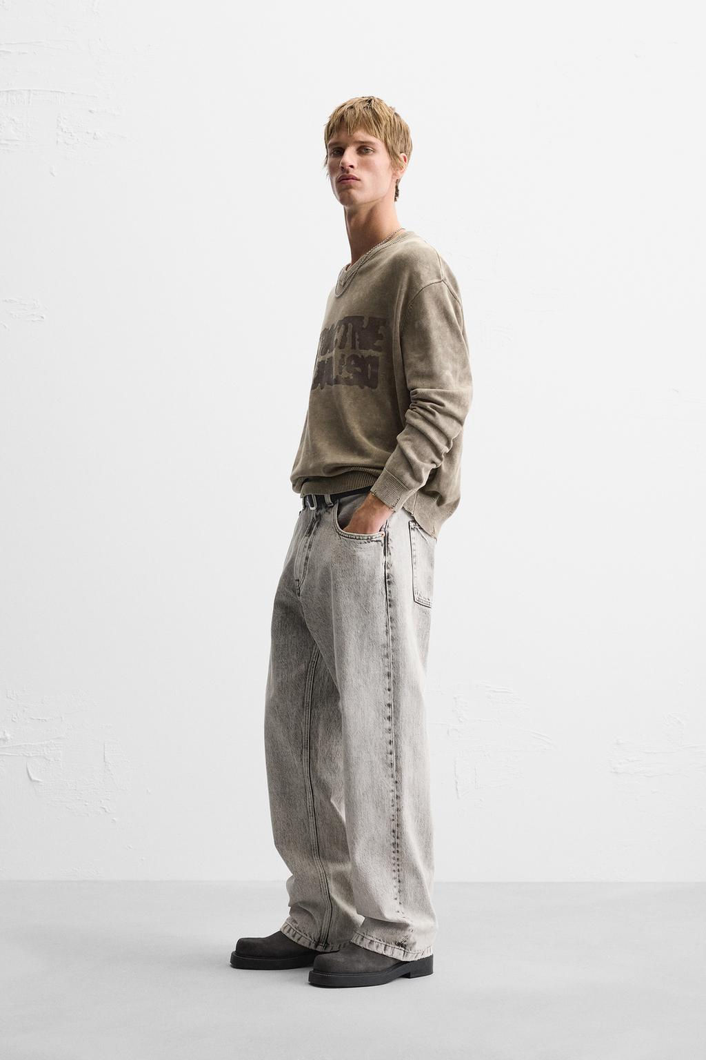 SLOGAN PRINT SWEATER - Zara фото 4