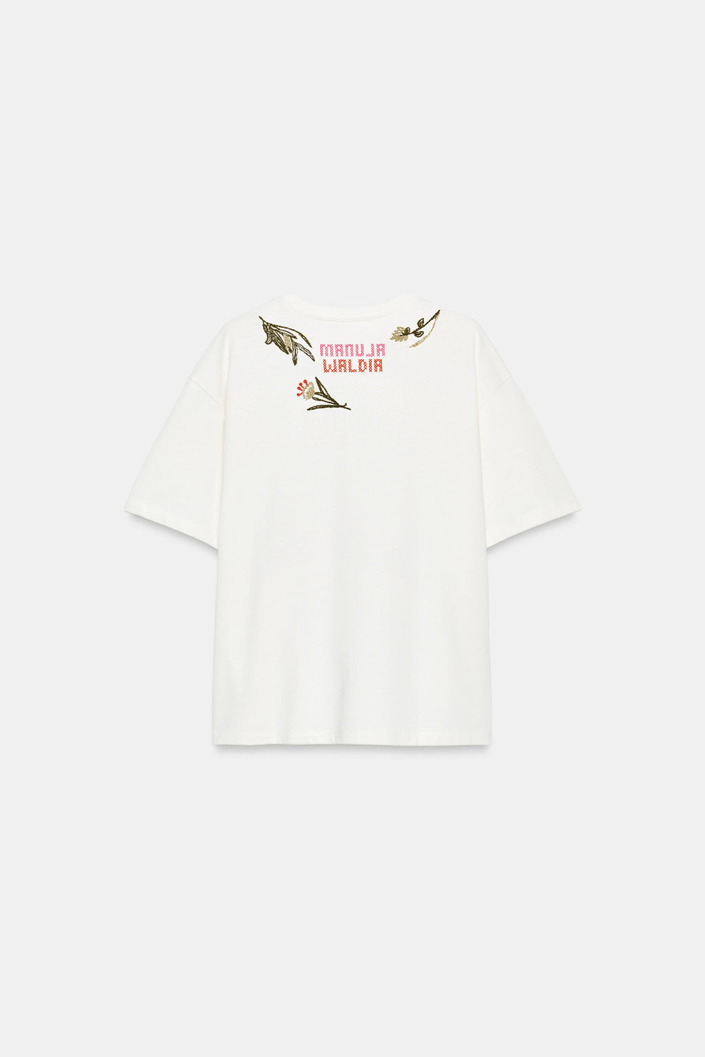 CAMISETA ESTAMPADA MANUJA WALDIA / Blanco roto - Zara фото 5