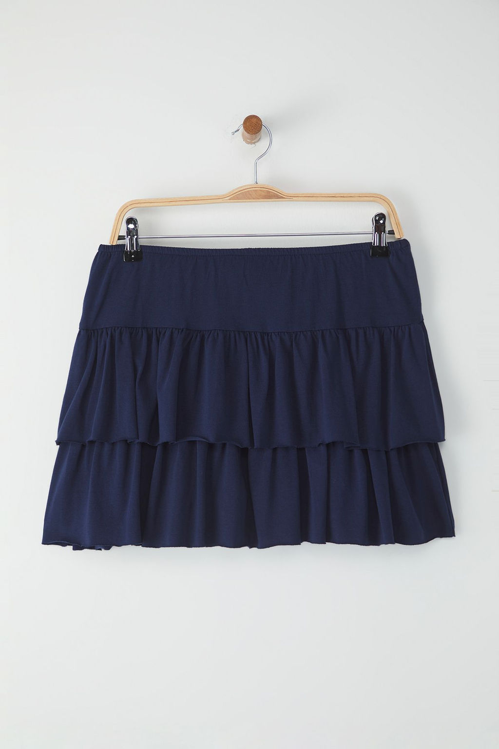 TRENDYOLMILLA Lacivert Etegi F?rf?rl? Mini Esnek Orme Etek TWOSS25ET00086  фото 8