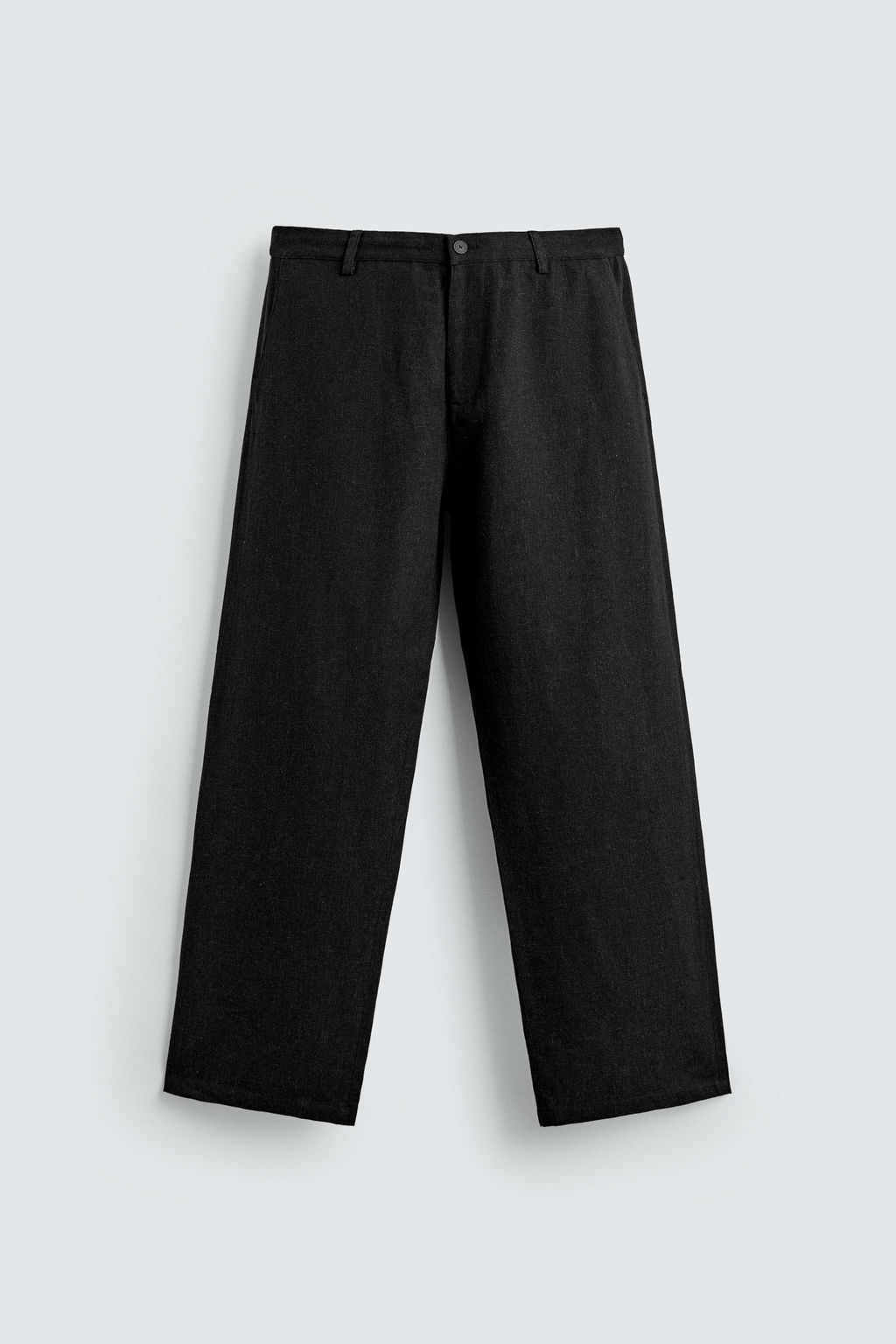 PANTAL?N RELAXED FIT VISCOSA - C??AMO / Negro - Zara фото 6