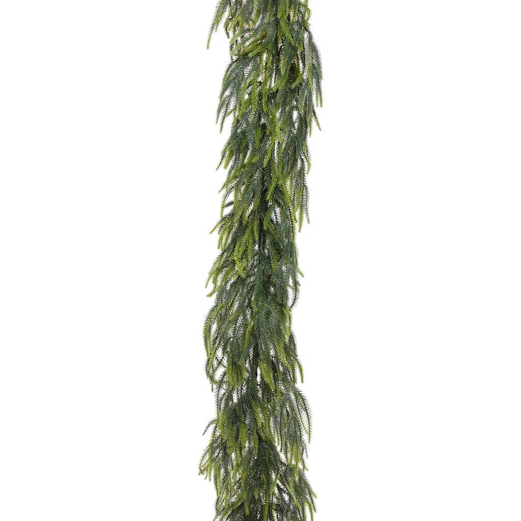 Гирлянда хвойная "Зимняя сказка" 2,7 м, резина, Зеленый
