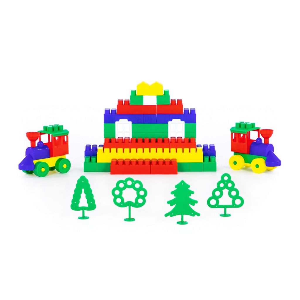 Конструктор Строитель (Гигант, 175 элементов) (в мешке) - Полесье фото 3