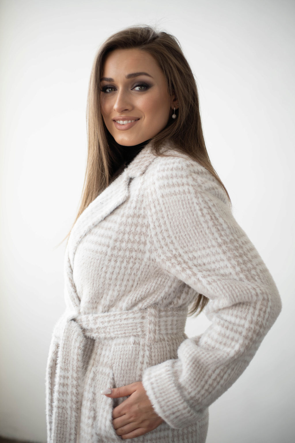 Пальто женское демисезонное 22555 (синий) - Kankan фото 47