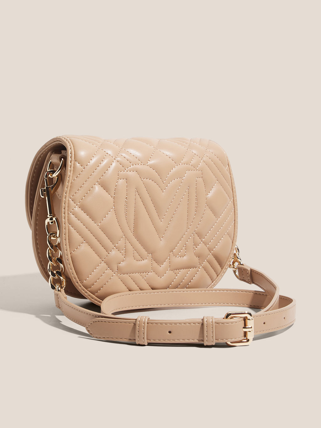Кросс-боди LOVE MOSCHINO QUILTED BAG Артикул 4623937, темно-бежевый  фото 3
