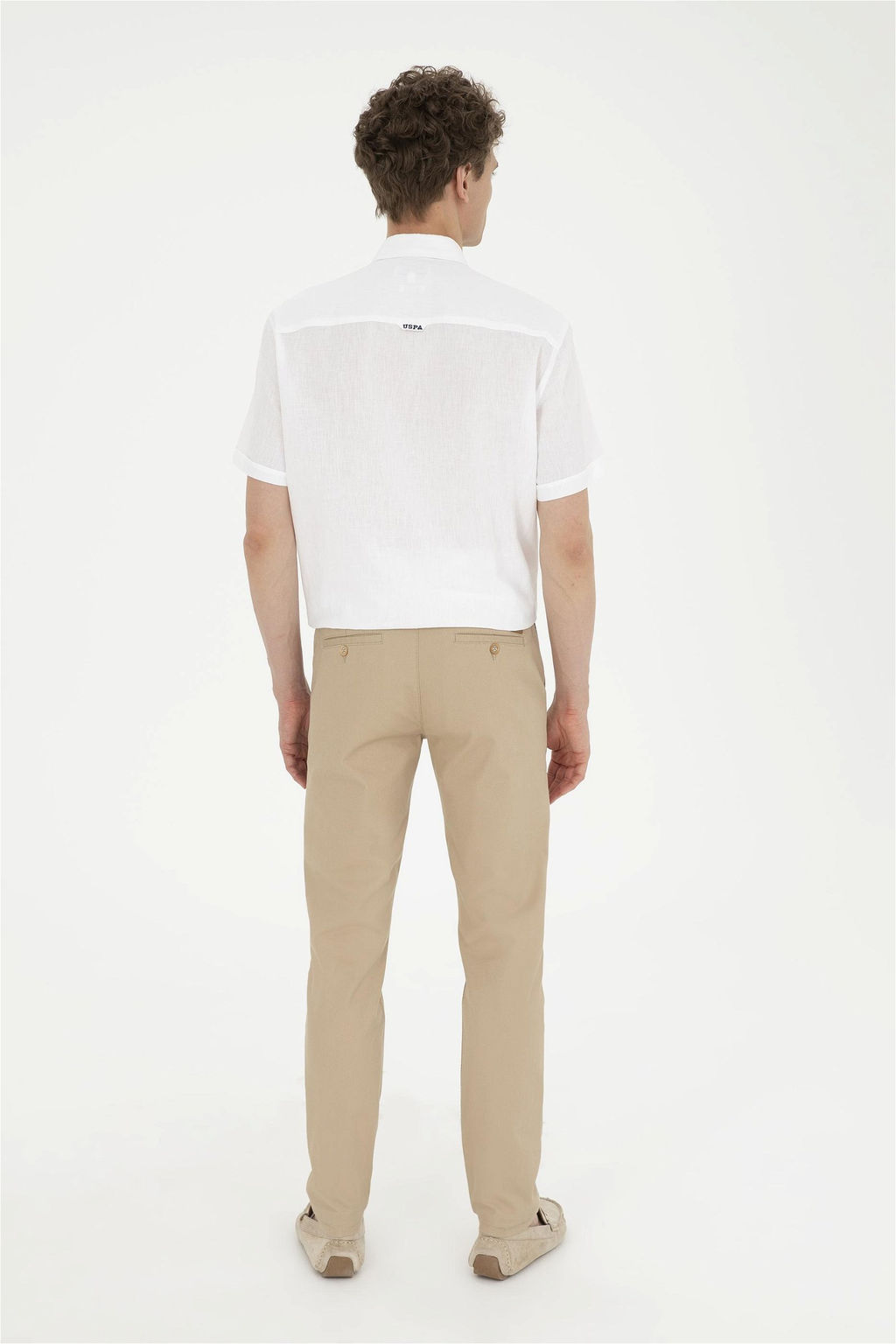 Мужские брюки песочного цвета/чиносы - U.s. polo assn фото 3