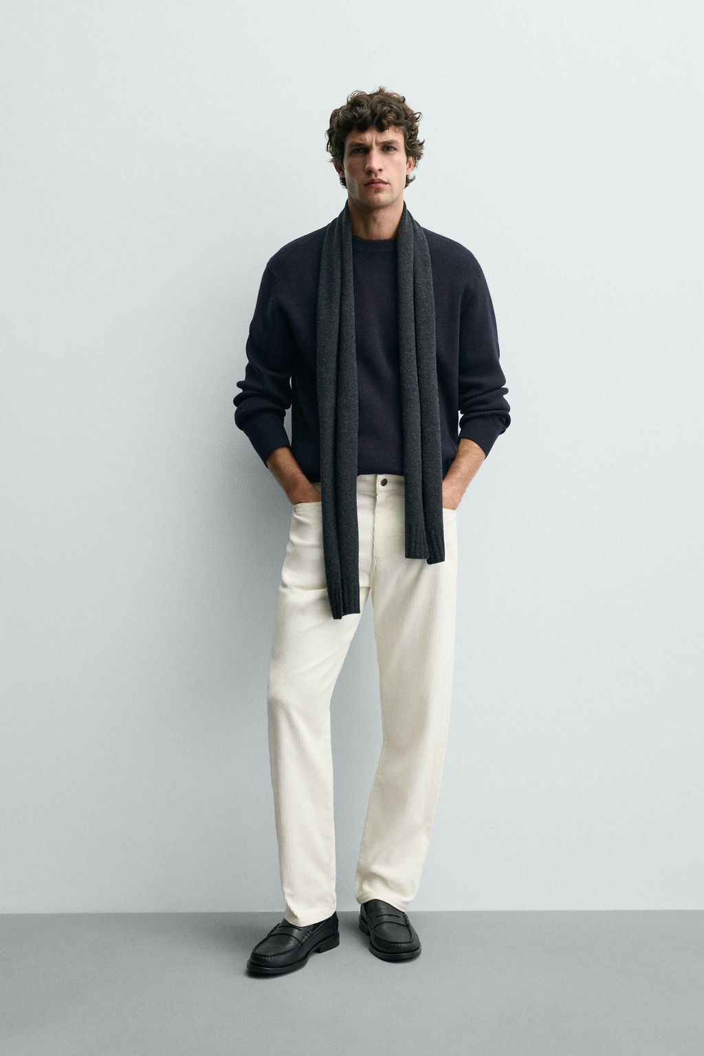 TEXTURED JUMPER WITH WOOL