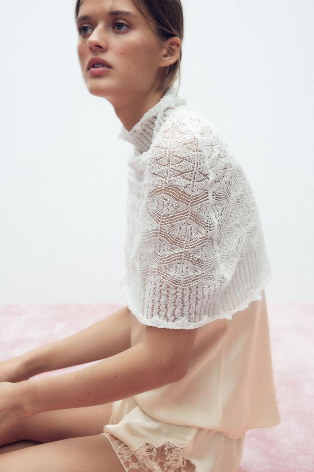 KNITTED CAPE - Zara фото 2