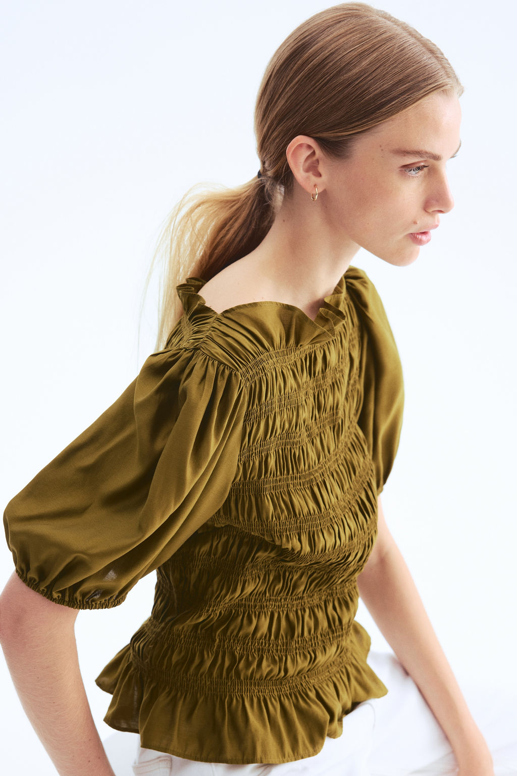 Blusa fruncida - H&m фото 4