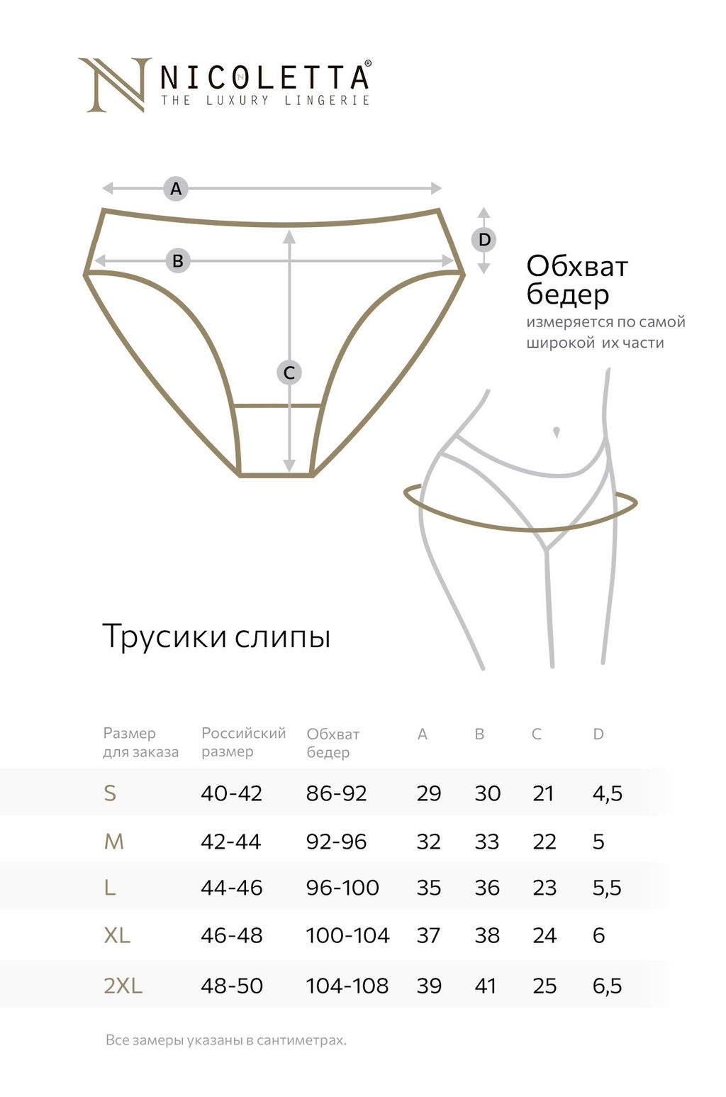 Женские трусы-слипы 7шт. Nicoletta  фото 3