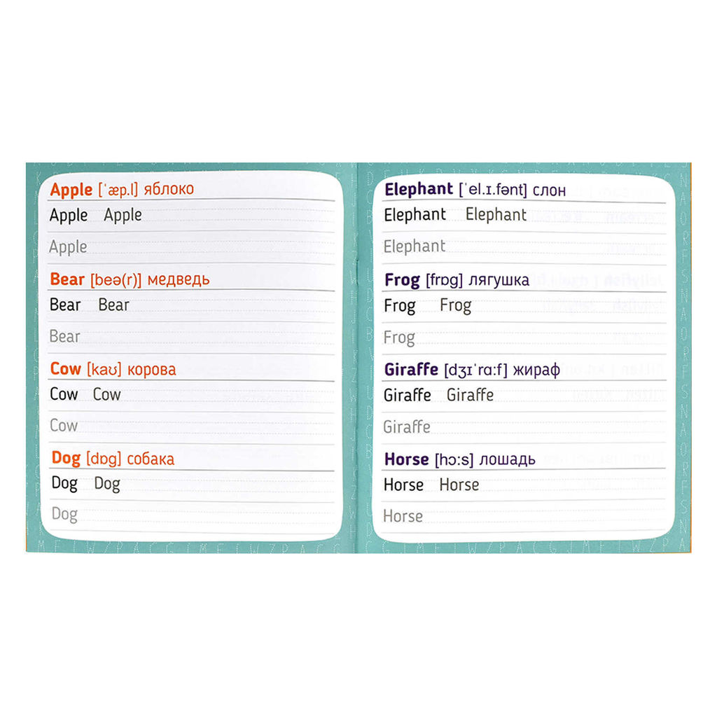 Прописи с картинками для детей. Серия Печатные прописи. арт. 58474001/ 10 ПИШУ ПЕЧАТНЫЕ БУКВЫ. АНГЛИЙСКИЙ ЯЗЫК - Феникс+ фото 5