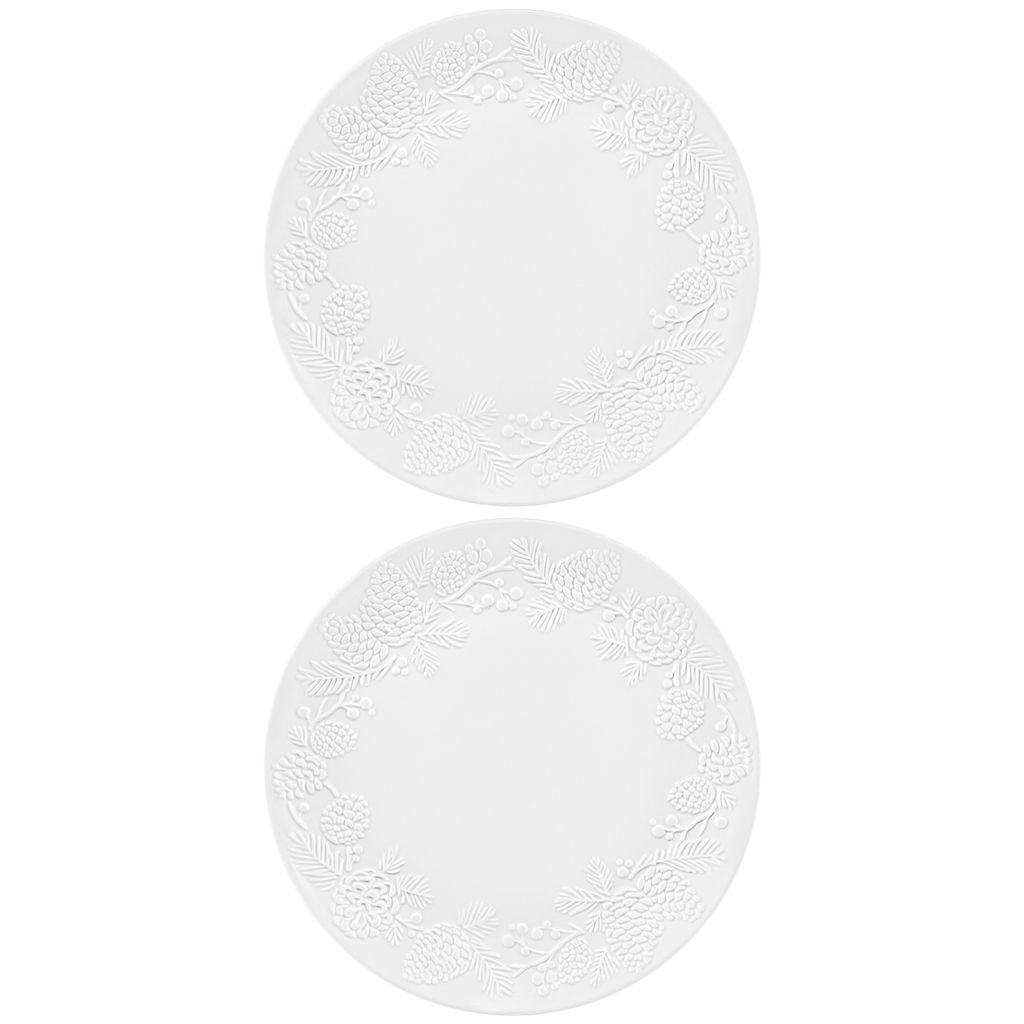 Набор тарелок 2 пр. 26*26*2,5 см "Шишки"