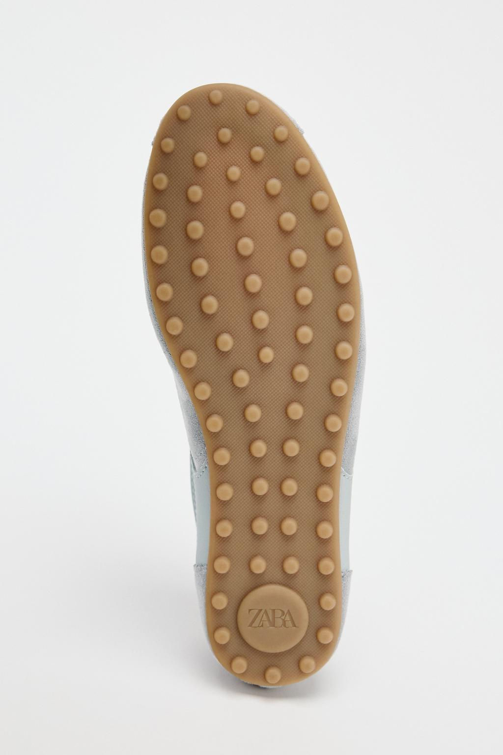 FLAT COMBINATION DERBY SHOES - Zara фото 7