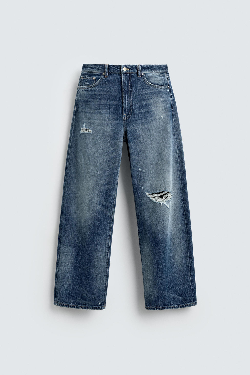 MID-WAIST BAGGY FIT JEANS HARRY LAMBERT FOR ZARA X DISNEY  фото 2