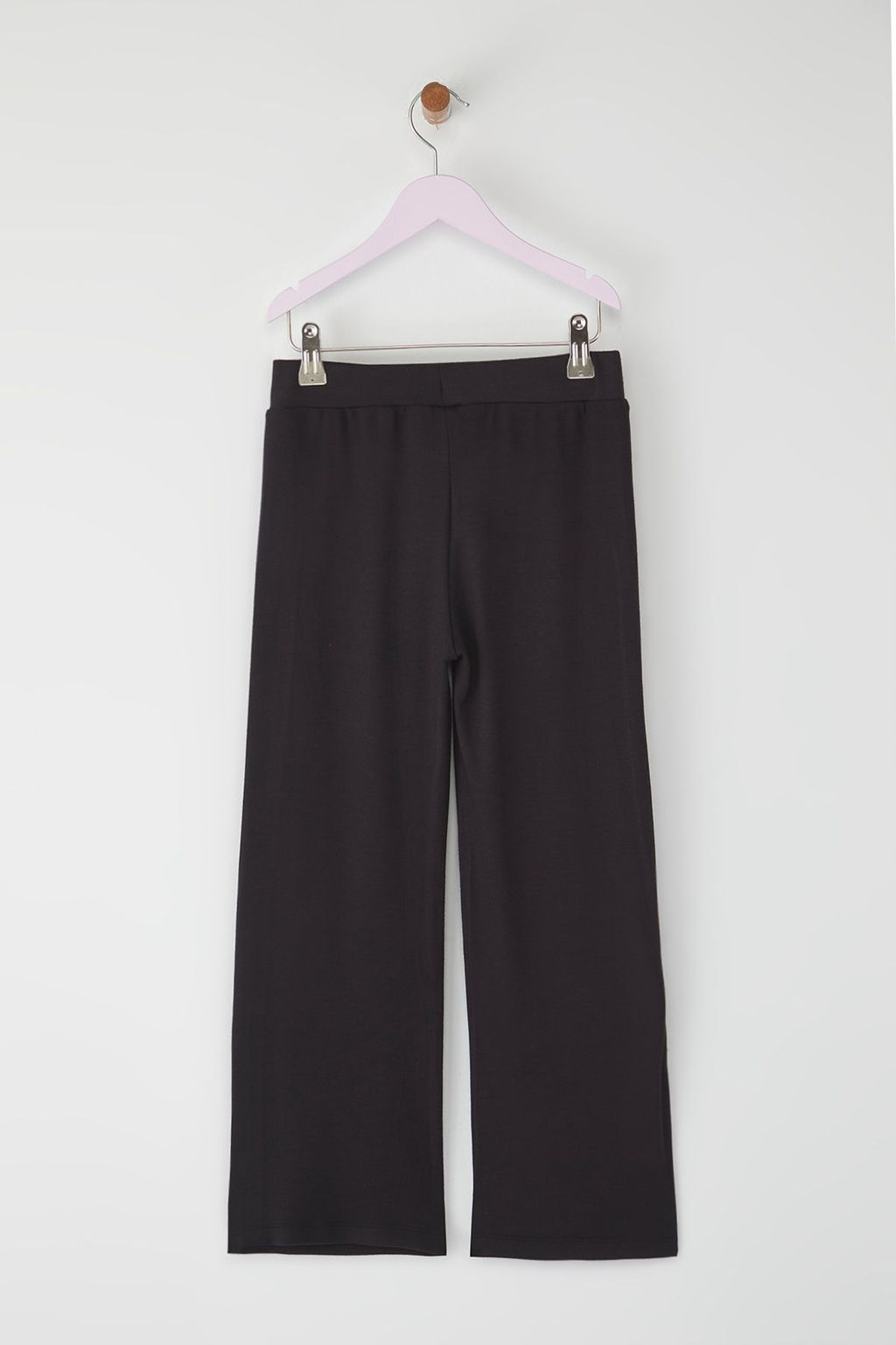 Bordo Pamuklu K?z Cocuk Biye Detayl? Wide Leg Orme Pantolon TKDSS25PL00015 - Trendyolmilla фото 5