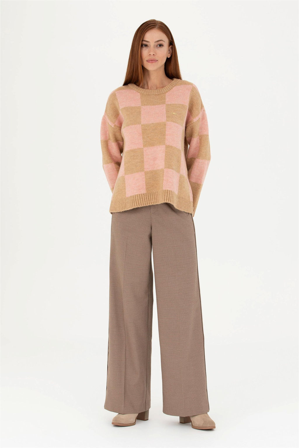 Женский песочный свитер - U.s. polo assn фото 11